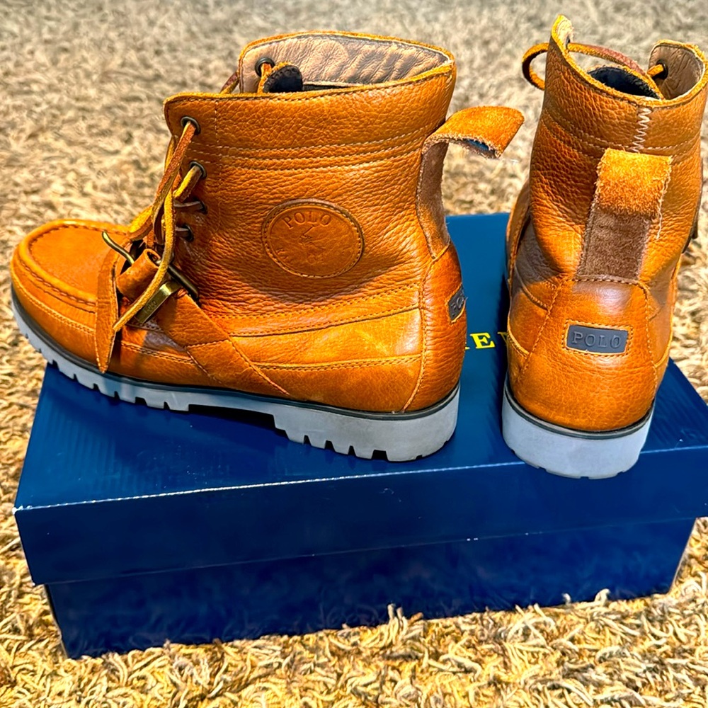 Polo Ralph Lauren Men Ranger tumbled leather boot